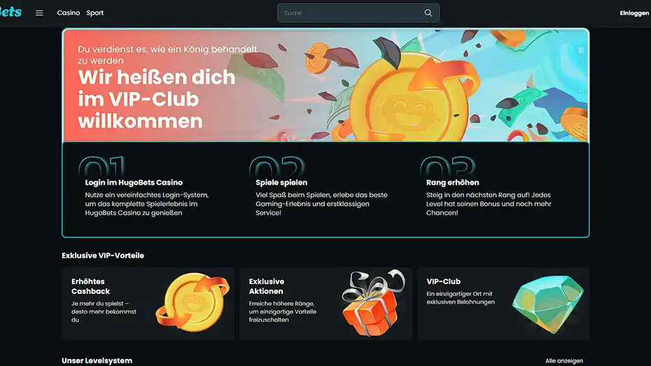 Hugo Bets Registration