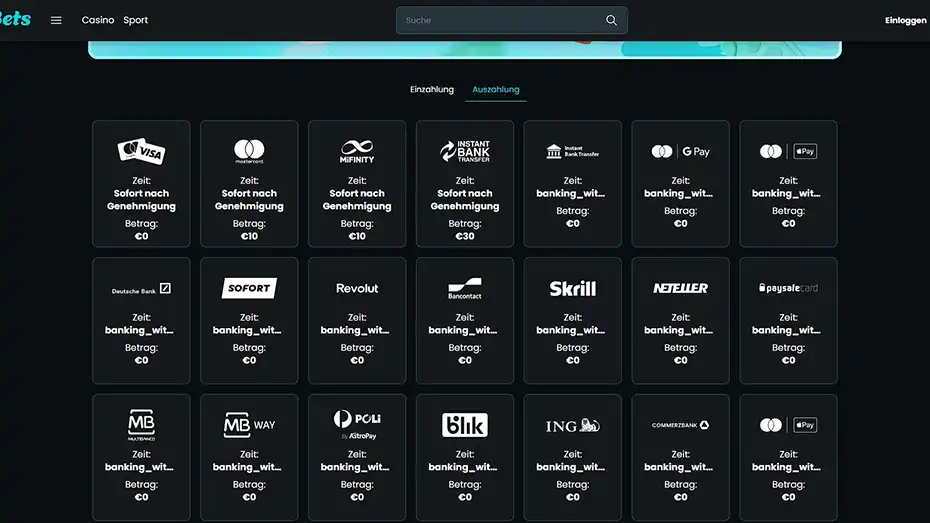 Hugo Bets Withdrawal